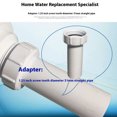 thumbnail image 3 of Injueey Adaptador de tubo de fregadero ABS para conector de extensión de manguera de drenaje Universal, extensión de manguera de drenaje Accesorios de baño, 3 of 6