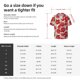 thumbnail image 5 of Balery Rose Flowers Camisa Casual de Manga Corta con Botones para Hombre, Texturizada, Estilo Cubano, para Playa, Verano-X-Large, 5 of 5