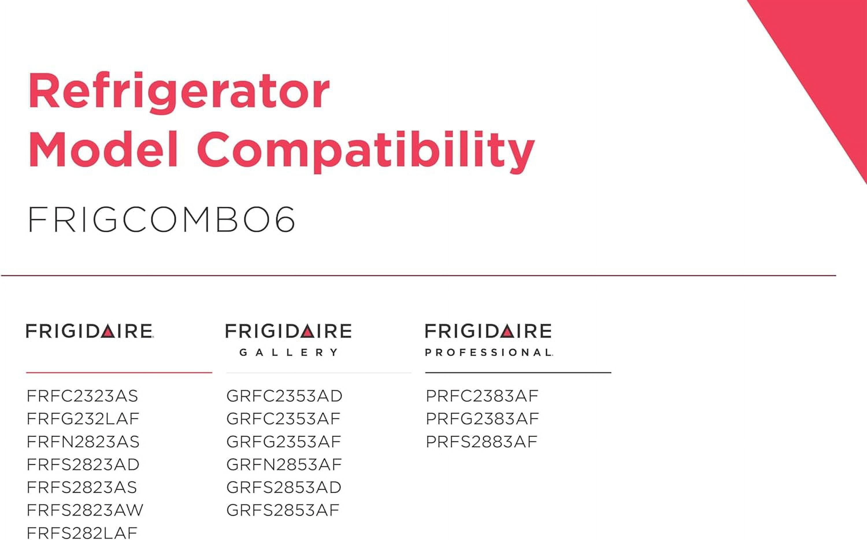 Frigidaire FPPWFU01 and FRGPAAF2 Water and Air Filter Combo Kit