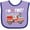 Lavender and Purple, variant on Inktastic I'm 2 Fire Truck 2nd Birthday Boys or Girls Baby Bib