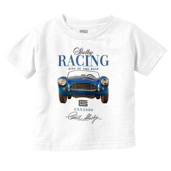 Shelby Racing King of the Road Car Toddler Boy Girl T Shirt Infant Toddler Brisco Brands 6M
