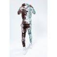 thumbnail image 2 of Hype - Pantalón de Chándal Diseño Teñida con Nudos para Hombre (Marrón Oscuro, Menta, Blanco), 2 of 4