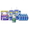 Ultimate Cleaning Bundle: Cascade Platinum Plus Pods, Cascade Rinse Aid, Dawn Platinum Dish Soap, & Dawn Powerwash Spray Kit + 3 Refills