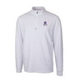 thumbnail image 2 of Men's Cutter & Buck White New England Patriots Throwback Logo Traverse Stretch Quarter-Zip Pullover Top, 2 of 3