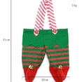 thumbnail image 2 of Bolsa De Estilo De Pantalones Rojos Y Verdes De Navidad, Bolsa De Botella De Vino Tinto, Bolsa De Regalo, Bolsas De Dulces, Decoraciones Navideñas Speravity HA038273-00, 2 of 6