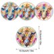 thumbnail image 5 of Posavasos Con Pintura Diamantes 4 Uds. Mariposa Acrílica Forma Especial para Fiestas, 5 of 9