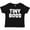 AB-Black, variant on Inktastic Tiny Boss Boys or Girls Toddler T-Shirt