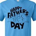 thumbnail image 4 of Inktastic Happy Father's Day Parent-Child Fist Bump T-Shirt, 4 of 5