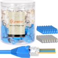 thumbnail image 1 of Conectores RJ45 Kyrene blindados Cat 6, 50 unidades, 1 of 7