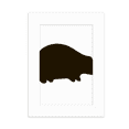 thumbnail image 1 of Black Hedgehog Animal Portrayal Desktop Photo Frame Picture Display Decoration Art Painting, 1 of 3