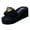 Gold, variant on Cathalem Wedge Sandals for Women Comfort Slip-on Elastic ankle strap Slingback Light Weight Casual Walking Sandals,Gold 39