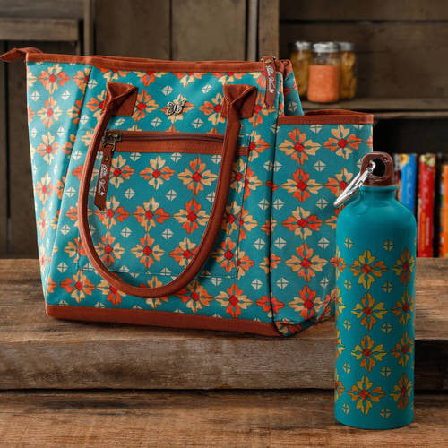 The Pioneer Woman Lunch Tote with Water Bottle, Multiple Colors