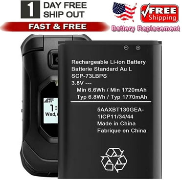 Replacement Battery for Kyocera DuraXV Extreme, DuraXV Extreme E4810 Verizon, 1720mAh Battery SCP-73LBPS
