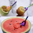 thumbnail image 3 of GoGeiLi Icecream Spoon, Stainless Steel Fruit Spoon Set, Multicolor Fruit Spoon for Appetizer, Dessert, Milk, Coffee, Tea, 6.4 inch, Set of 6, 3 of 8