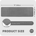 thumbnail image 2 of Color & Geometry Kitchen Rugs, Non Skid Washable Kitchen Runner Rug Kitchen Floor Mat, Easy to Clean Kitchen Sink Mat, Comfort Standing Kitchen Rugs and Mats, 17"x79", Grey, 2 of 5