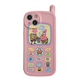 thumbnail image 1 of Funda de teléfono Retro 3D rosa para iPhone 14 Plus 13 12 11 Pro Max, bonita carcasa de TPU suave de Disney, Gato María, dibujos animados, Melody Kitty Pochacco zhangmengya LED, 1 of 2
