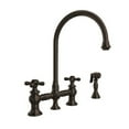 thumbnail image 2 of Whitehaus Collection WHKBTCR3-9101-NT-ORB Bridge Faucet with Gooseneck Swivel Spout - Oil Rubbed Bronze, 2 of 4
