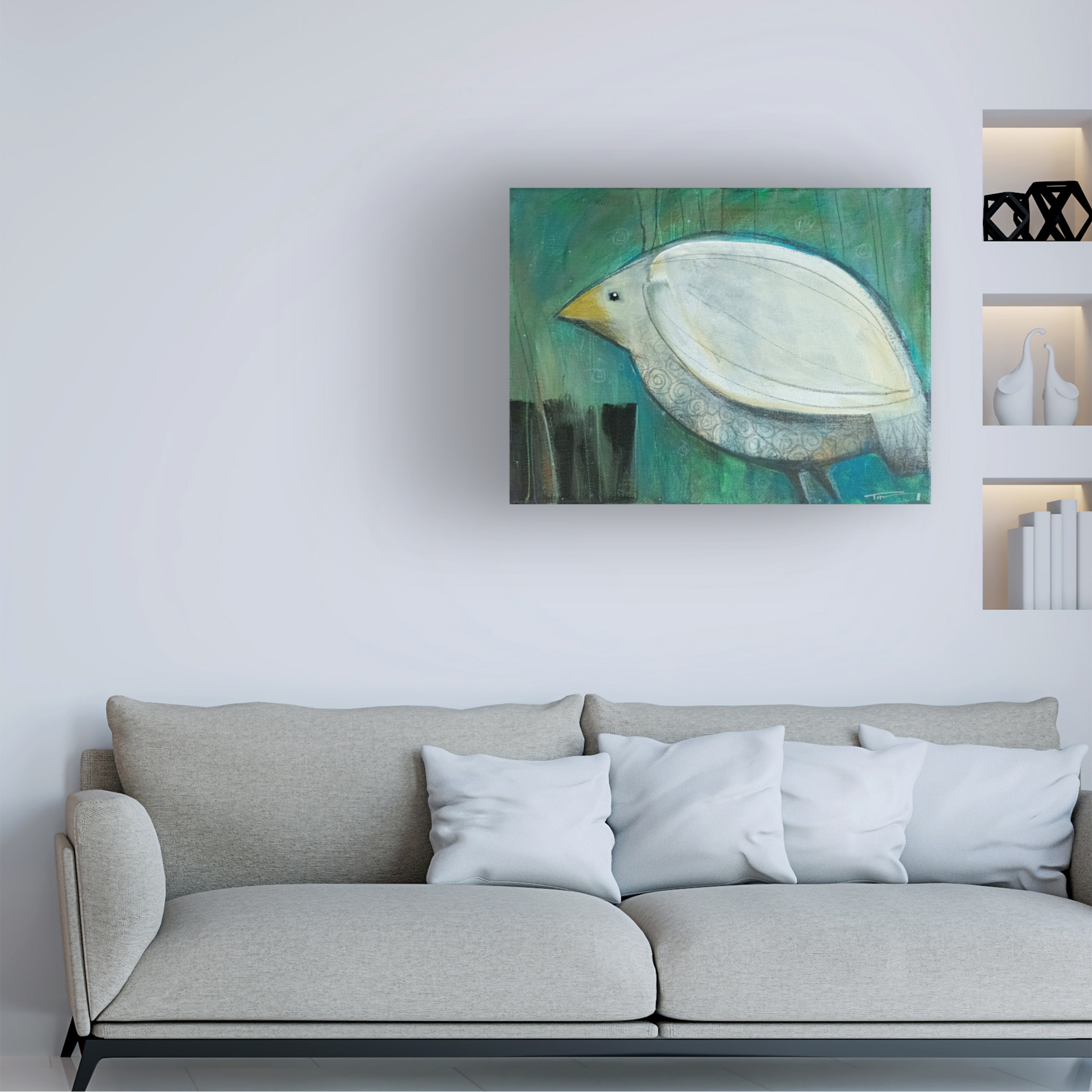 Tim Nyberg 'Morning Walk' Canvas Art