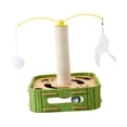 thumbnail image 4 of Cat Scratcher Post Scratching Board Protecting Furniture Torre de juego estable con pelota para ejercicios de entretenimiento Suministros de mascotas Cuadrado, 4 of 10