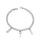 thumbnail image 1 of (Bulletproof Youth League) letter bracelet fashion accessory, Punk Style Silver Letter Hellboy Pendant Necklace Women Trendy Party, 1 of 5