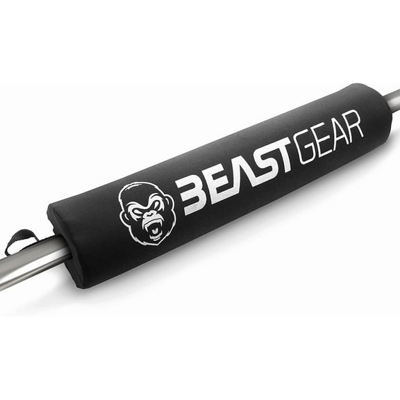 Beast Gear 1.5 lbs Heavy Duty Black Foam Barbell Pad