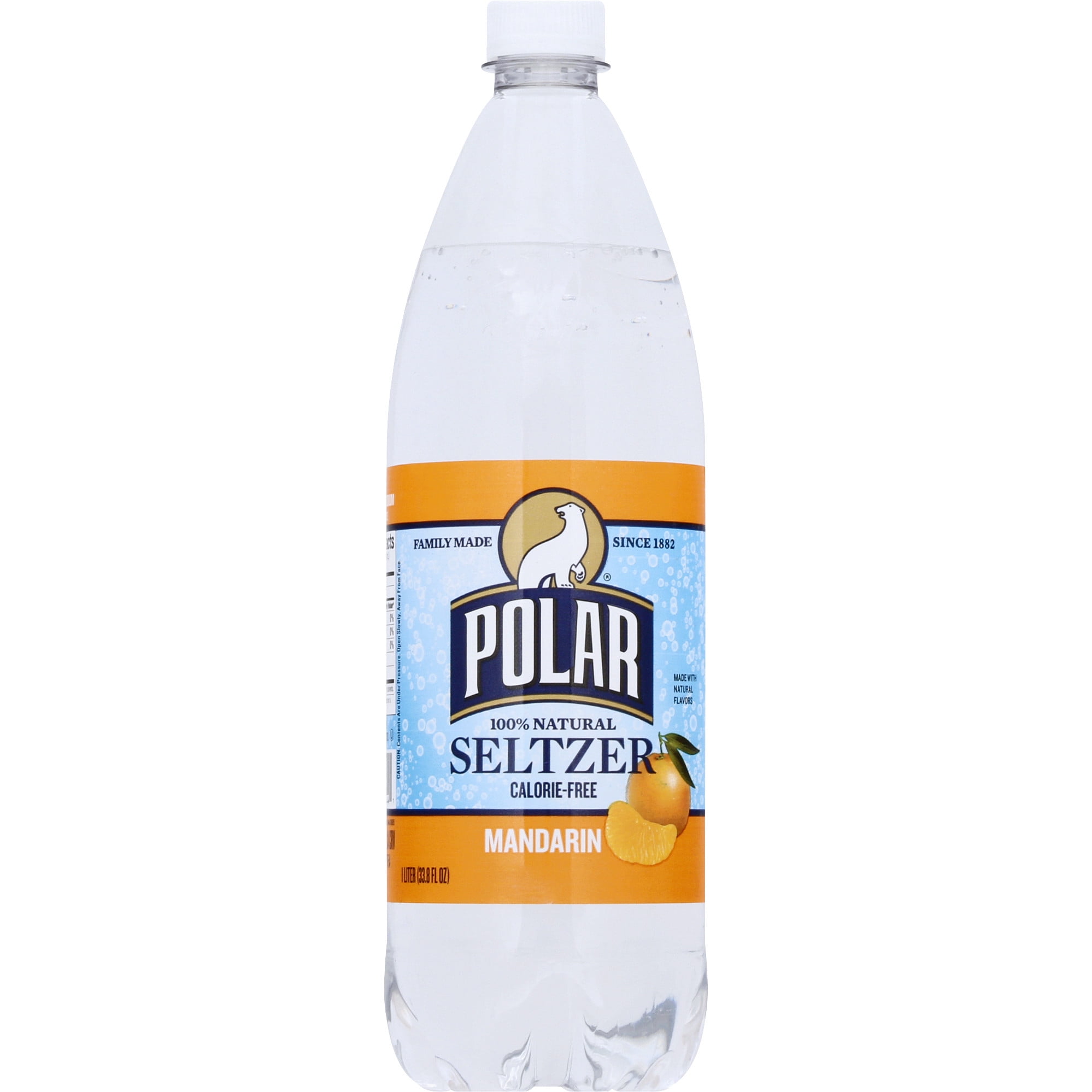 Polar Zero Calorie Mandarin Sparkling Seltzer Water, 1 L