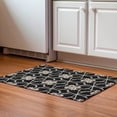 thumbnail image 3 of Dalyn Rugs Premium Machine Washable Mayfield AMF958 Black 1'8" x 2'6" Rug, 3 of 6