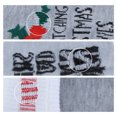 thumbnail image 4 of Men's Women's Christmas Holiday Fun Dress Socks Funny Gifts Cute Novelty Cotton Pale Grey, 4 of 6