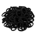 thumbnail image 1 of 100 gomas para el cabello elásticas gruesas, bandas para el cabello de algodón sin costuras, gomas para el cabello de alta elasticidad, diademas para coletas, simplemente gomas para el cabello,, 1 of 3