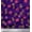 Dark Purple, variant on Soimoi Black Cotton Duck Fabric Floral & Pine Fruits Printed Craft Fabric by the Yard 42 Inch Wide