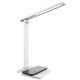 thumbnail image 1 of Lámpara de escritorio LED con cargador inteligente inalámbrico Qi, lámpara de luz de noche para mesita de noche de oficina en casa, brillo regulable, 3 modos de cambio de color de, 1 of 2