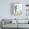 thumbnail image 3 of Sandra Iafrate 'Periwinkle Wildflowers I' Canvas Art, 3 of 3