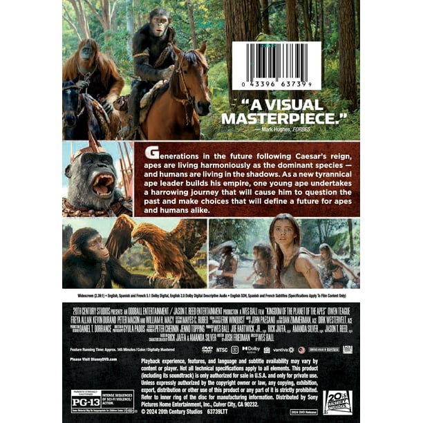 Kingdom Of The Planet Of The Apes (DVD), 20th Century, Sci