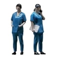 thumbnail image 1 of 2x Resina 1:64 Figuras de Personas Pequeños Accesorios Pintados para Tren Diorama, 1 of 9