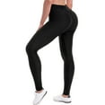 thumbnail image 3 of MixMatchy Women's 2-Pack High Waist Textured Butt Lifting Slimming Workout Leggings Tights, 3 of 6