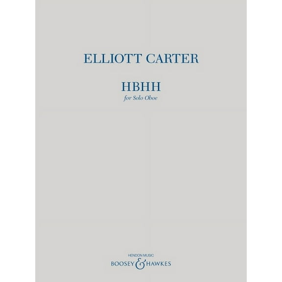 Hbhh for Solo Oboe (Paperback)