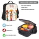thumbnail image 5 of Disketp Black African Woman Mochila Estampada de Gran Capacidad con Lonchera y Estuche, Set de 3 Piezas para Estudiantes, 5 of 7