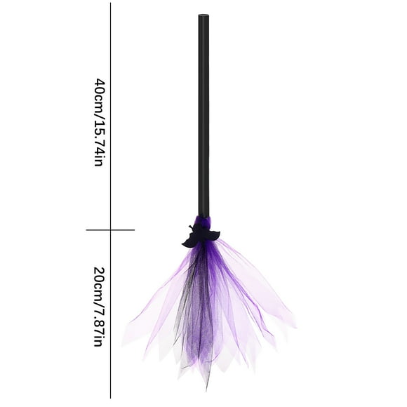 Halloween Decoration Witch Flying Broomstick Party Dance Costume Props Dress