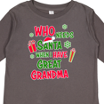 thumbnail image 4 of Inktastic Who Needs Santa When I Have Great Grandma Boys or Girls Long Sleeve Toddler T-Shirt, 4 of 5