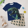 thumbnail image 2 of UAYOTSE Boy Clothes Kids Boy's Summer Outfits Shorts Sleeve Crewneck T Shirt Tops Tees Shorts Sets Boy's 2 Piece Outfits,Sizes 9-10 Years, 2 of 5