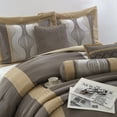 thumbnail image 2 of Nanshing Kath 7 Piece Comforter Set, King, Grey Gold, 2 of 4