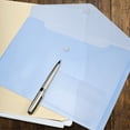 thumbnail image 4 of EeaseCA 30Pcs File Pouch Plastic Document Storage Organizer for Office with Pocket, 4 of 8
