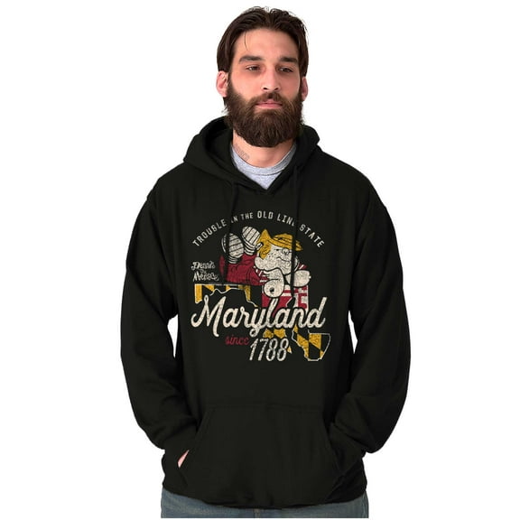 Dennis The Menace Maryland State Hoodie Sweatshirt Women Men Brisco Brands S