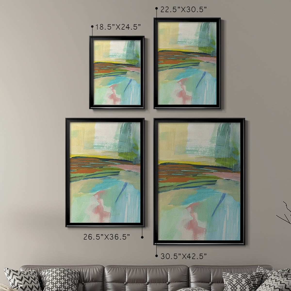 Radiant Horizon IV Premium Framed Print, in Gold, Black, or Silver - Ready to Hang