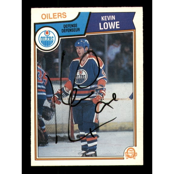 Kevin Lowe Autographed 1983-84 O-Pee-Chee Card #37 Edmonton Oilers SKU #251958