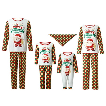 

Family Christmas Pajamas Soft Xmas Pajamas Matching Sets Top Pants Sleepwear Holiday PJs for Couples Kids Baby