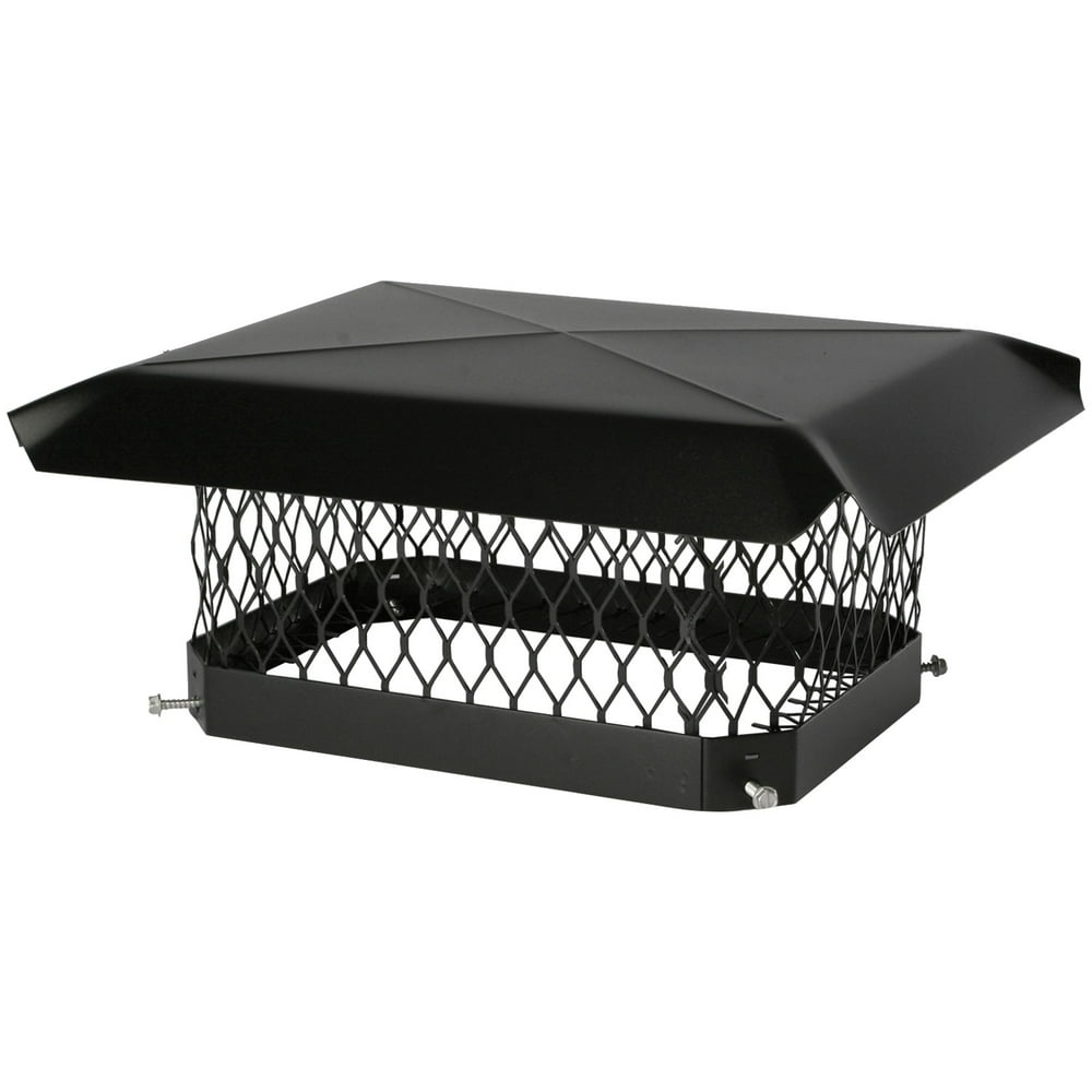 Shelter SC913 SingleFlue Black GalvanizedSteel Chimney Cap (9" x 13