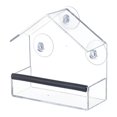 thumbnail image 2 of Comedero para pájaros de ventana, comedero acrílico para pájaros, regalo para observar aves, decoración de jardín, resistente, fácil de limpiar, con Con tira de goma, 2 of 8