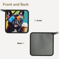 thumbnail image 2 of Pofeuu Rainbow Bulldog Sunglasses Print Silicone Trivet Mats,Silicone Hot Pads for Kitchen, Silicone Trivets for Hot Pots and Pans, Silicone Hot Pad, 2 of 8
