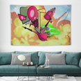 thumbnail image 3 of Invader Zim Tapestry Luxury Wall Hanging Tapestries Decoration For Living Room Bedroom Dormitory Mural Blanket Wall Art Tapestry, 3 of 8
